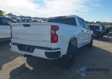 2022 Chevrolet Silverado 1500 2Wd Short Bed Custom из США, поврежденный, VIN 3GCPABEK4NG593138